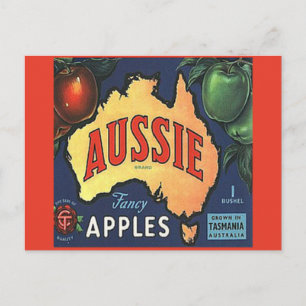 Aussie Apples Vykort