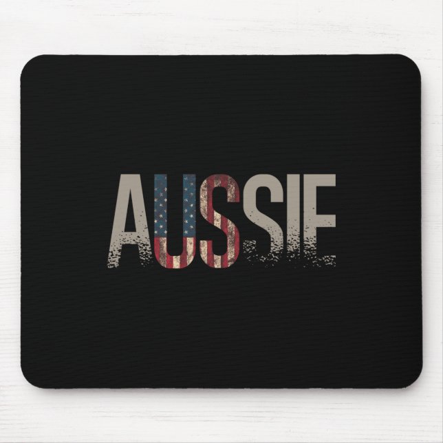 Aussie Australia Day 4:e juli Australian Americ Musmatta (Framsidan)
