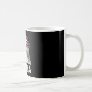 Aussie australian shepherd 4 juli merica kaffemugg