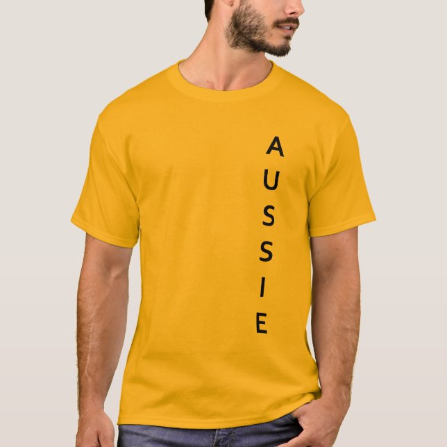 Aussie Australian T Shirt (Framsida)
