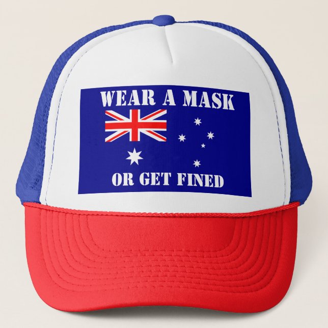 AUSSIE BÄRA A MASK-REGEL KEPS (Framsida)