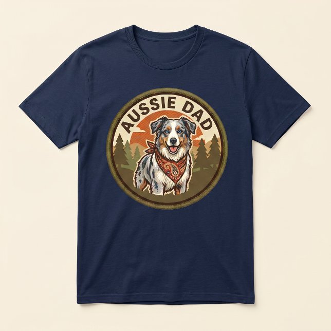 Aussie Dad Tee | Australisk Shepherd Pappagåva (Skapare uppladdad)