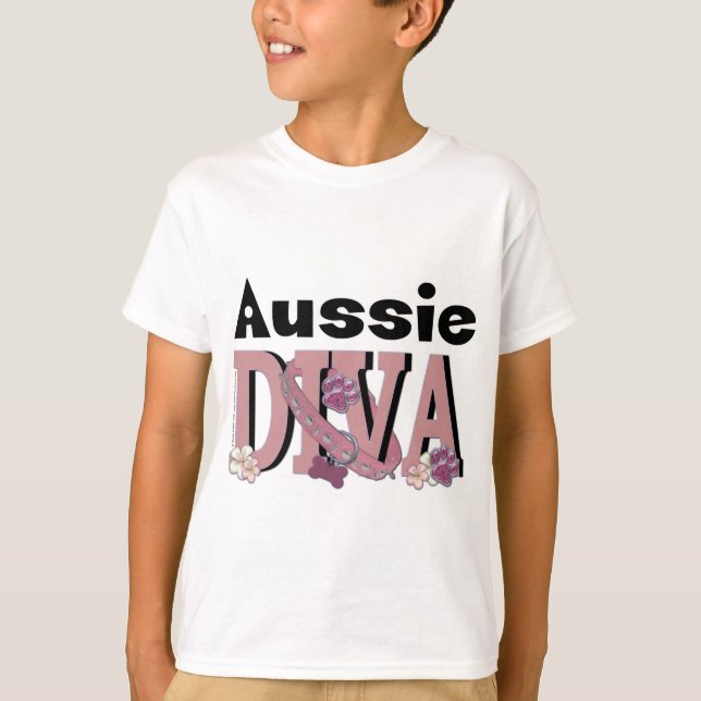 Aussie DIVA T-shirt (Framsida)