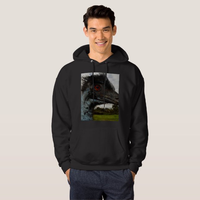 Aussie Emu Attraktion Hoodie (Hel framsida)