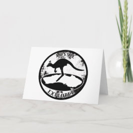 Aussie Explorer i grunge-stil Kort