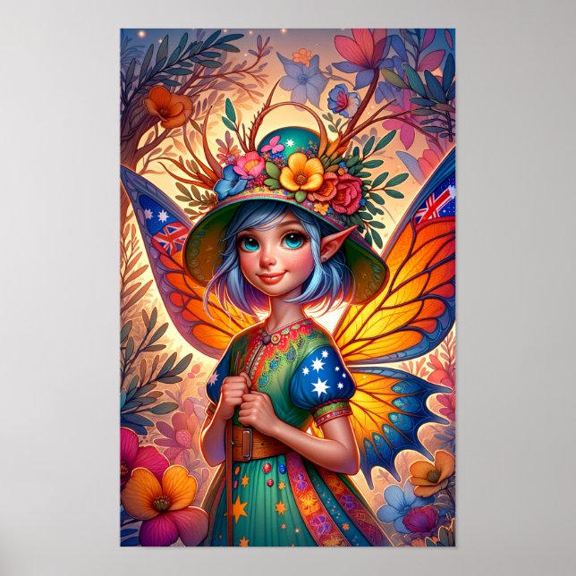 Aussie Fairy Poster (Framsidan)