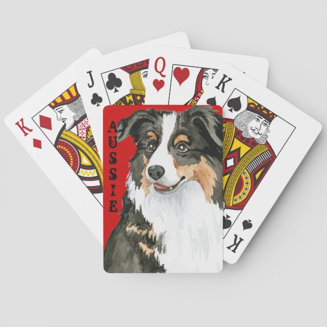 Aussie Färg Block Kortlek (Baksidan)