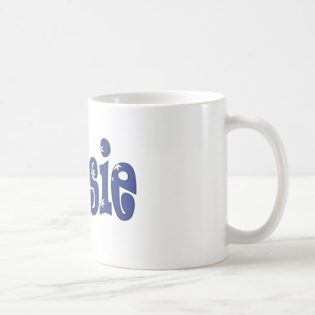Aussie flagga kaffemugg (Höger)