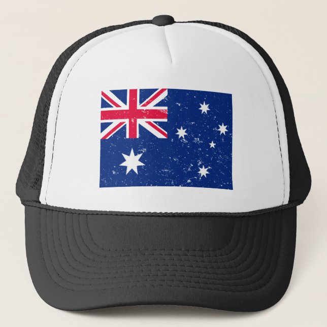 Aussie flagga truckerkeps (Framsida)
