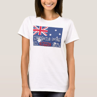 Aussie flicka tee shirt