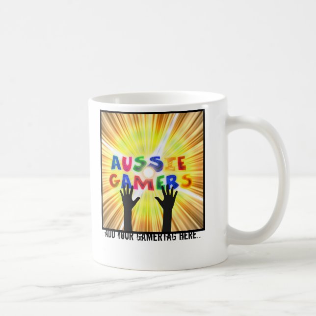 Aussie Gamers som dricker muggen Kaffemugg (Höger)
