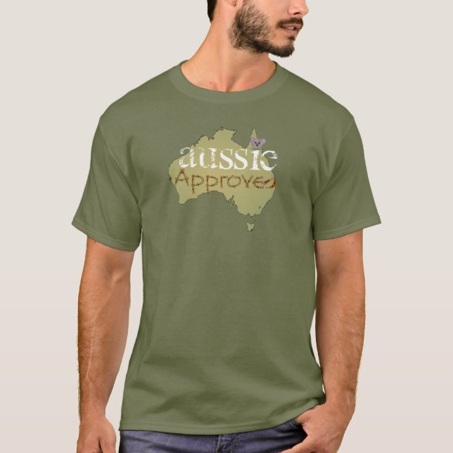 Aussie godkänd T-tröja! T-shirt (Framsida)