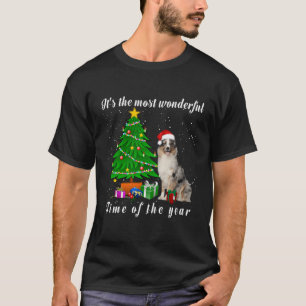 Aussie Hund, det är den mest underbara tiden i år T Shirt