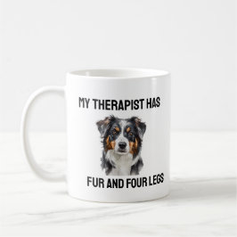 Aussie Hund Therapist lustigt Quote kaffe Mugg