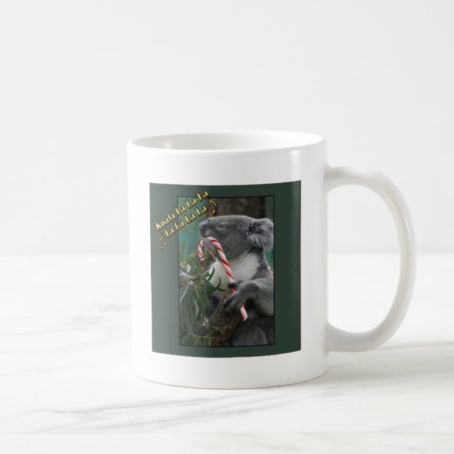 Aussie jul Koala med Candy cane Kaffemugg (Höger)