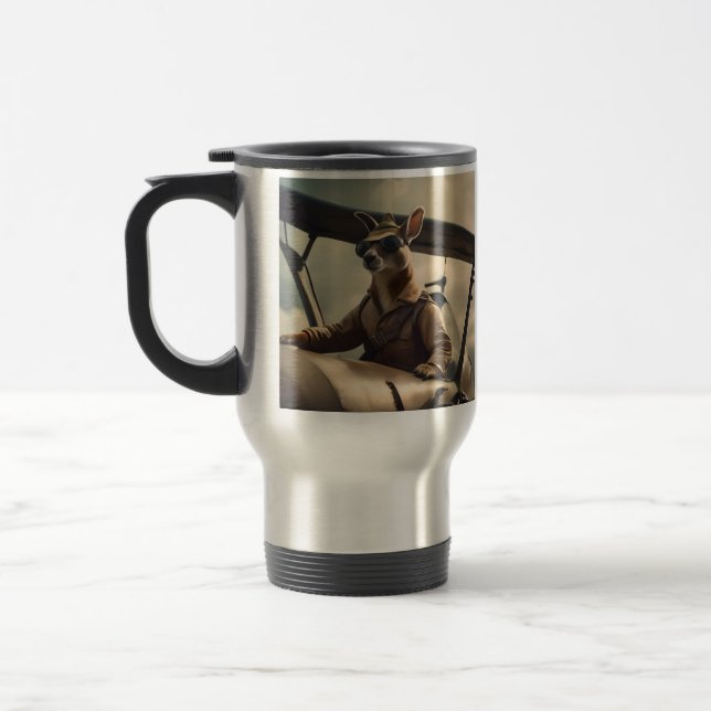 Aussie Kangaroo Airplan Pilot Resemugg (Vänster)