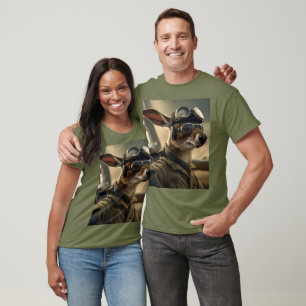 Aussie Kangaroo Kung of the Airways T Shirt