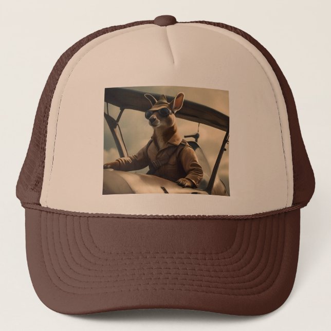 Aussie Kangaroo Pilot, Keps (Framsida)