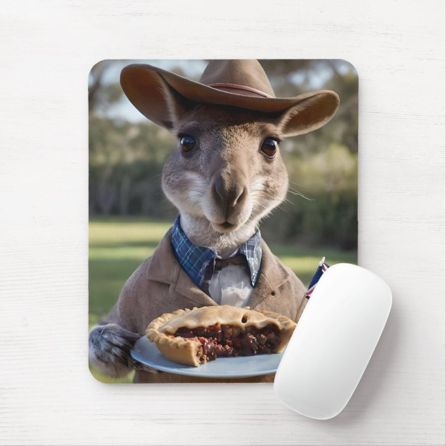Aussie Kangaroos Kärlek Australian Made Kött Paj, Musmatta (Med mus)