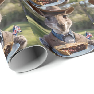 Aussie Kangaroos Kärlek Australian Made Kött Paj, Presentpapper
