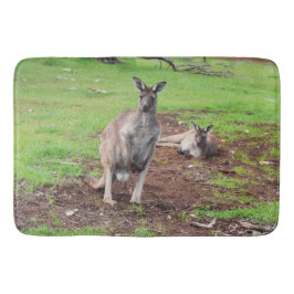 Aussie Kangaroos, Lge Memory Foam Bath Mat Badrumsmatta