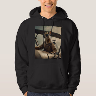Aussie känguru-pilot, hoodie