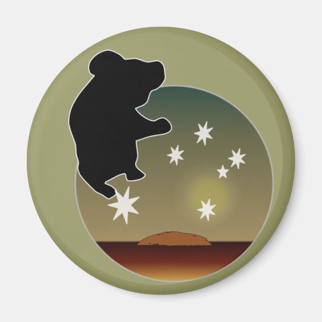 Aussie Koala Icon Magnet (Framsidan)