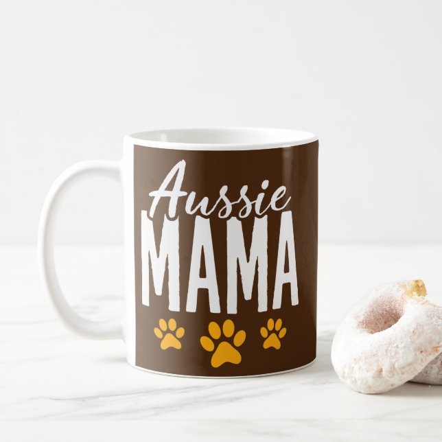 Aussie Mamma Aussie Shepherd Aussie Mamma  Kaffemugg (Med munk)