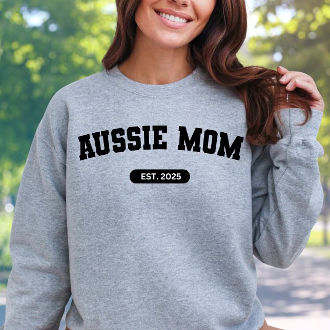 AUSSIE MAMMA Morsa Anpassningsbar Hund födelsedag  T Shirt (Skapare uppladdad)