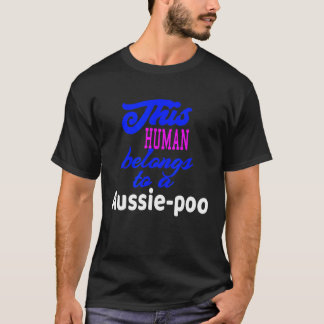 Aussie Poo Hund Pudel Australian shepherd T Shirt