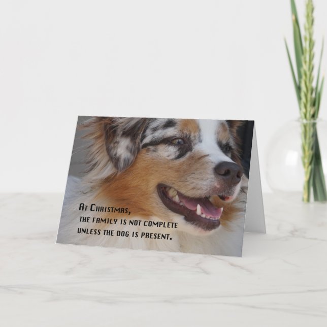 Aussie present helgkort (Framsida)