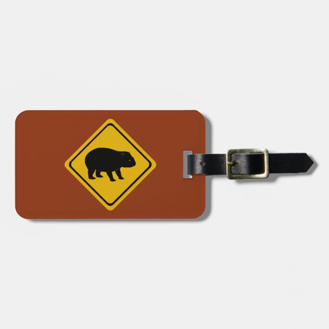 Aussie road Sign - Women-Electronics Bagagebricka (Horisontell Framsida)