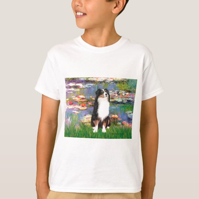 Aussie Shep 2 - Garden Tee Shirt (Framsida)