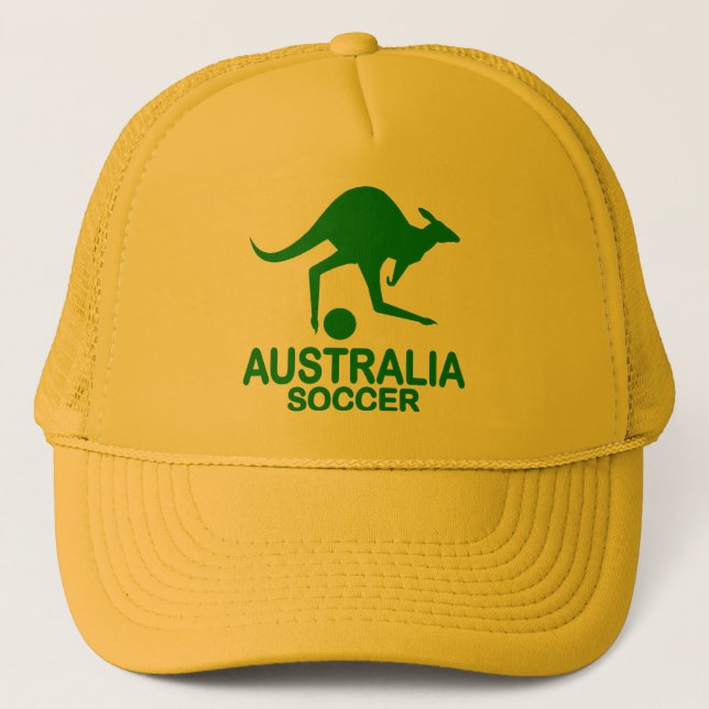Aussie Soccer grönt Keps (Framsida)