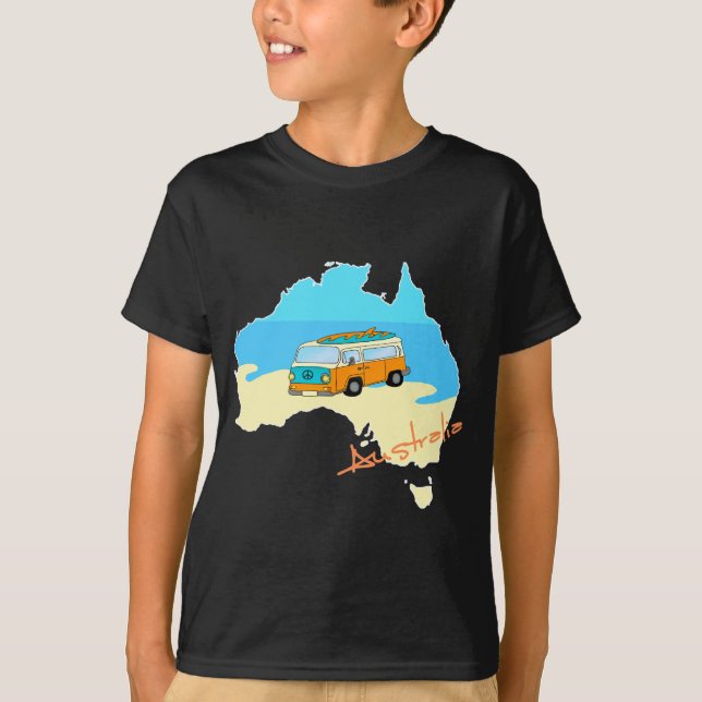 Aussie sommar t-shirt (Framsida)
