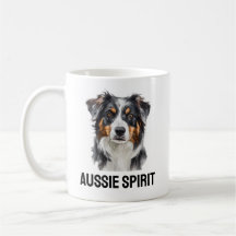 Aussie Spirit Mugg - Proud Australian shepherd Gif