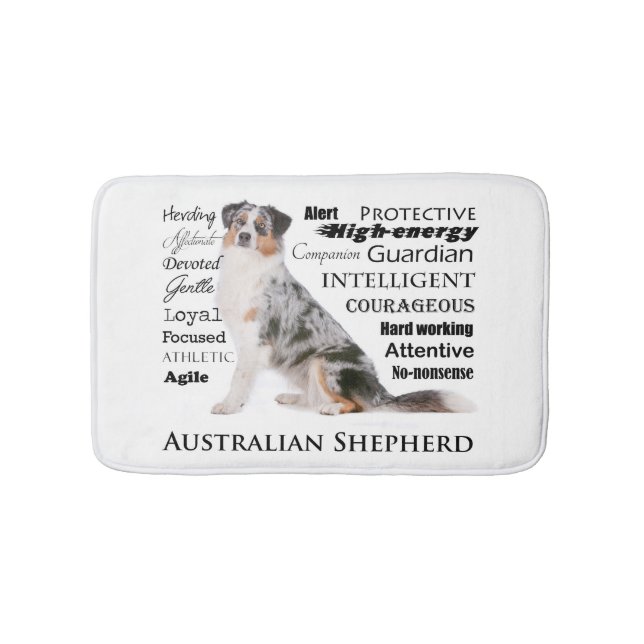 Aussie Traits Bath Mat Badrumsmatta (Framsidan)