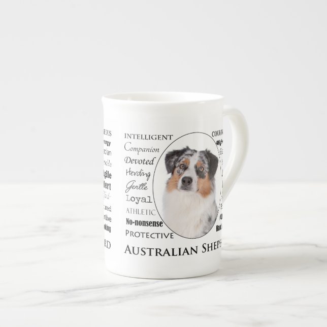 Aussie Traits Bone China Mugg Benporslin Mugg (Framsida höger)