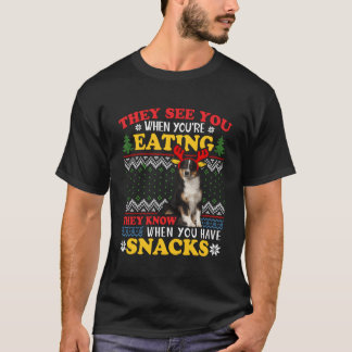 Aussie Ugly jul.. De ser att du äter Julafton T Shirt