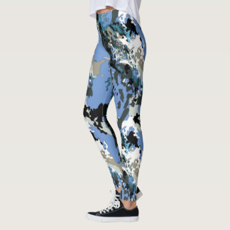 Aussie Vild Mauve Mönster Leggings