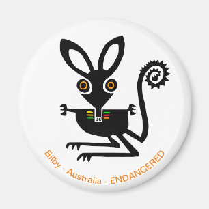 Aussie wildlife - BILBY - Marsupial - Nature Magnet