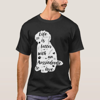Aussiedoodle Shirt Design for Aussiedoodle Hund Lo T Shirt
