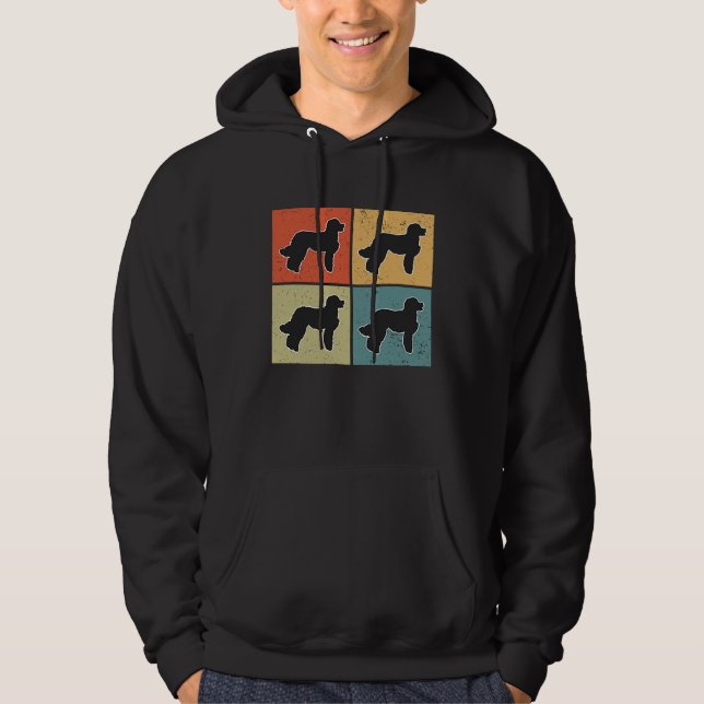 Aussiedoodle Vintage  4 Hoodie (Framsida)