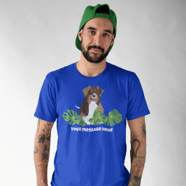 Aussies Australian shepherd Hund Tropical Löv T Shirt