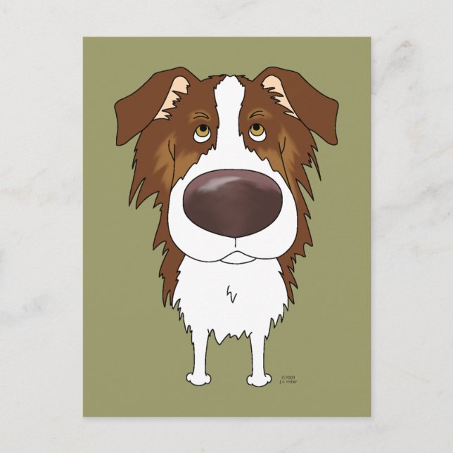 Aussies - Big Nose and Butt Vykort (Framsida)