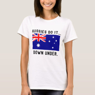Aussies Gör Det... Down Under. Tee Shirt