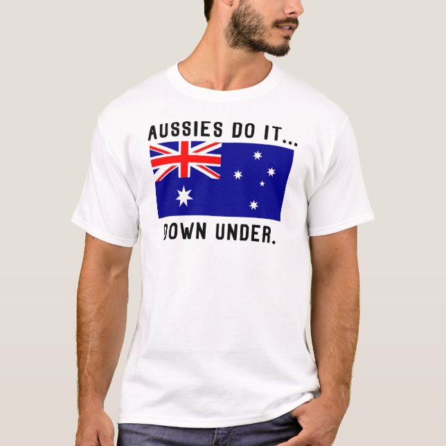 Aussies Gör Det... Down Under. Tröja (Framsida)
