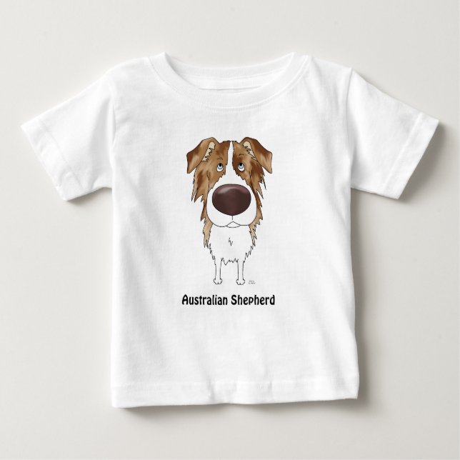 Aussies - stor näsa och ända tee shirt (Framsida)