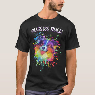 Aussies styr Australian Shepherd Humor 1 T Shirt