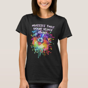 Aussies tar era blåsor över Australian shepherd D T Shirt